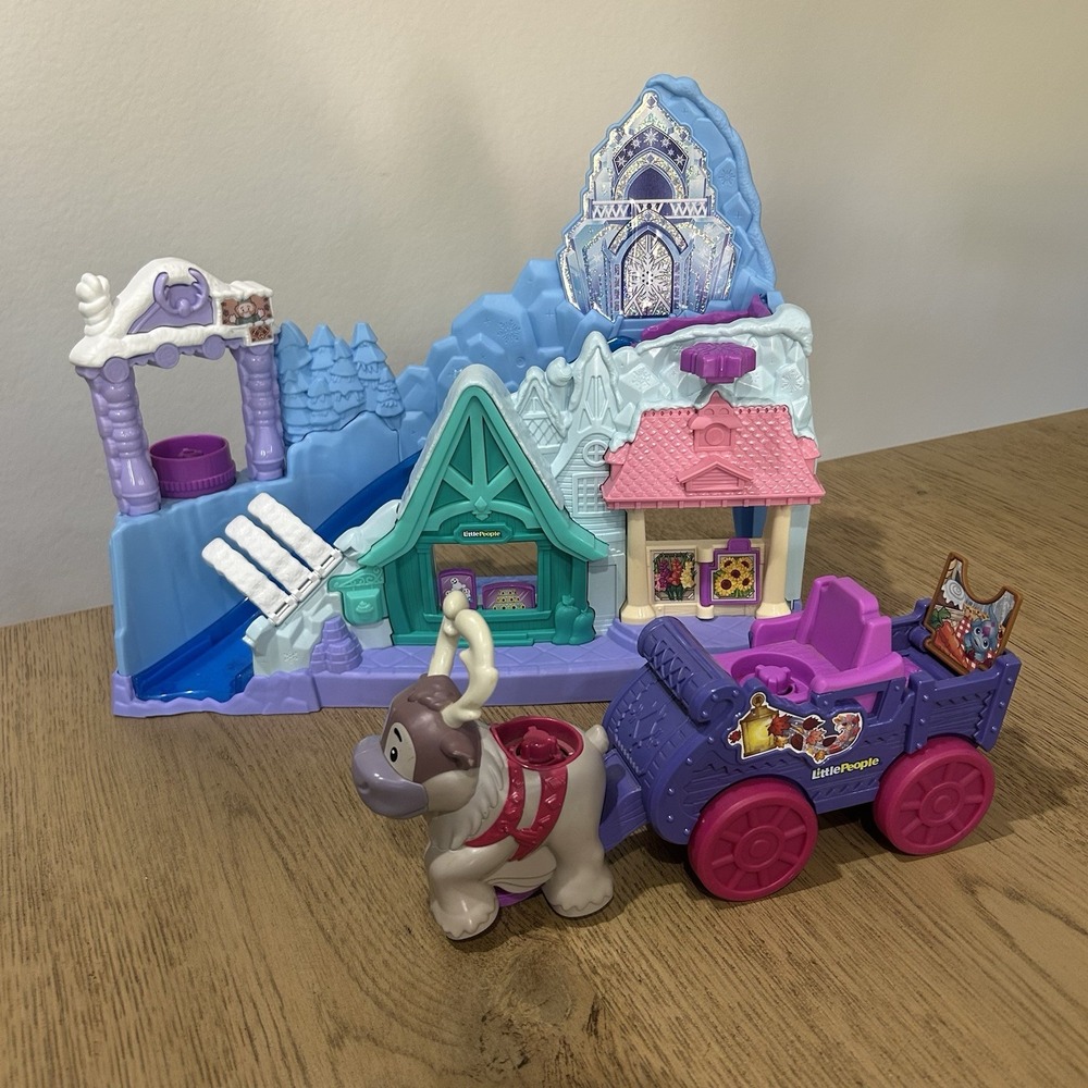 Little People Disney Frozen Sledding Adventures Playset & Sven Wagon